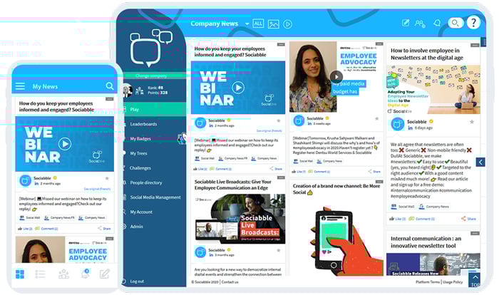 content hub frontline workers