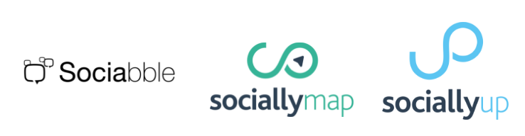 logo sociallymap and sociallyup