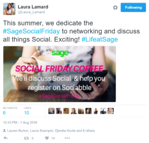 Laura Lamard of Sage on How to Launch a Company-Wide Social Selling Program