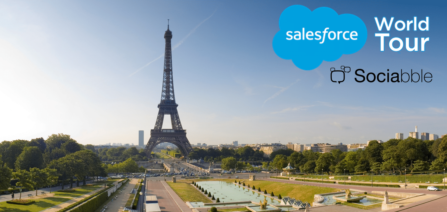 Sociabble at the Salesforce World Tour, Paris