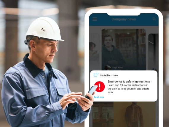 Mobile-notification-planning-change-lp-construction-logistics-sociabble