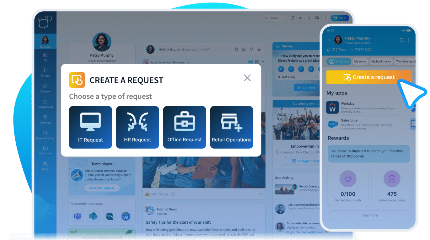 Employee Service Desk Software