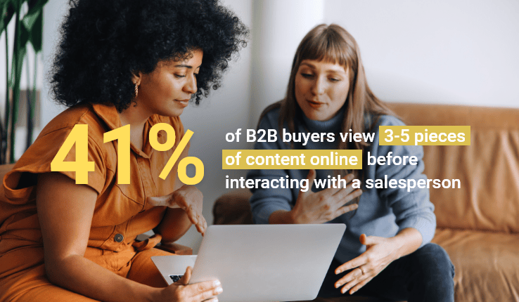 social selling stat on buyers