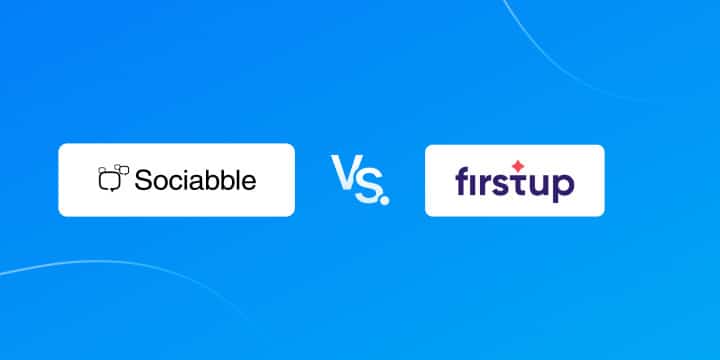 sociabble vs firstup