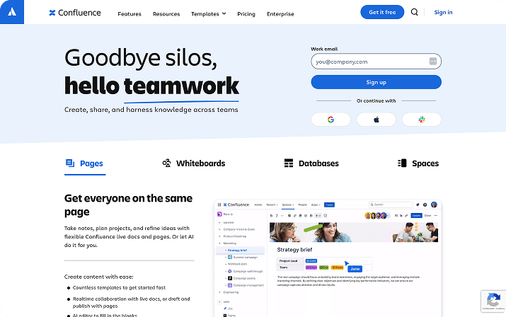 atlassian homepage