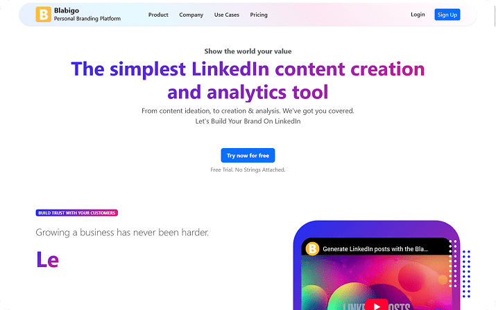 blabigo homepage
