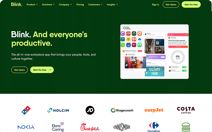 blink homepage