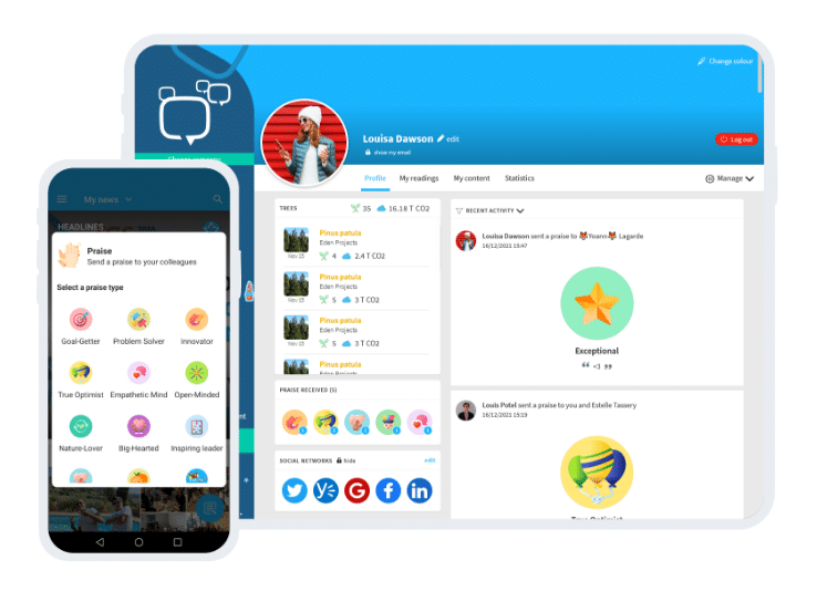 Sociabble Feature - Gamified Rewards and Recognition