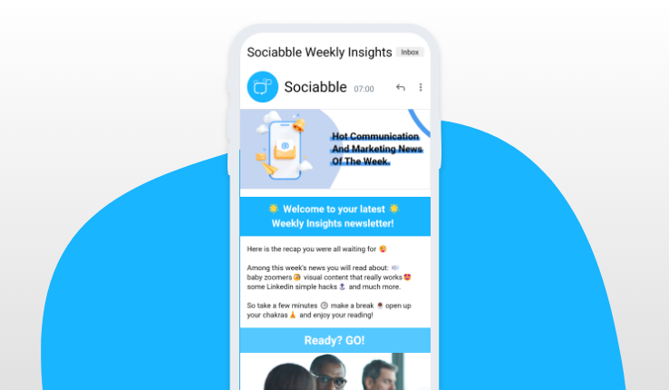 Branded Mobile App Newsletter