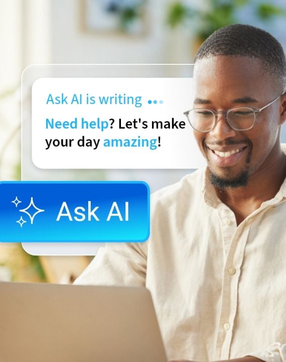 Sociabble Landing Page – Ask AI – Header