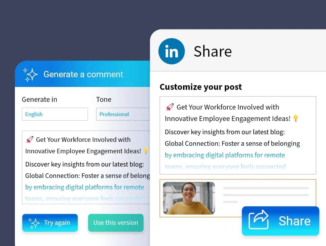 Sociabble - AI-Powered content sharing