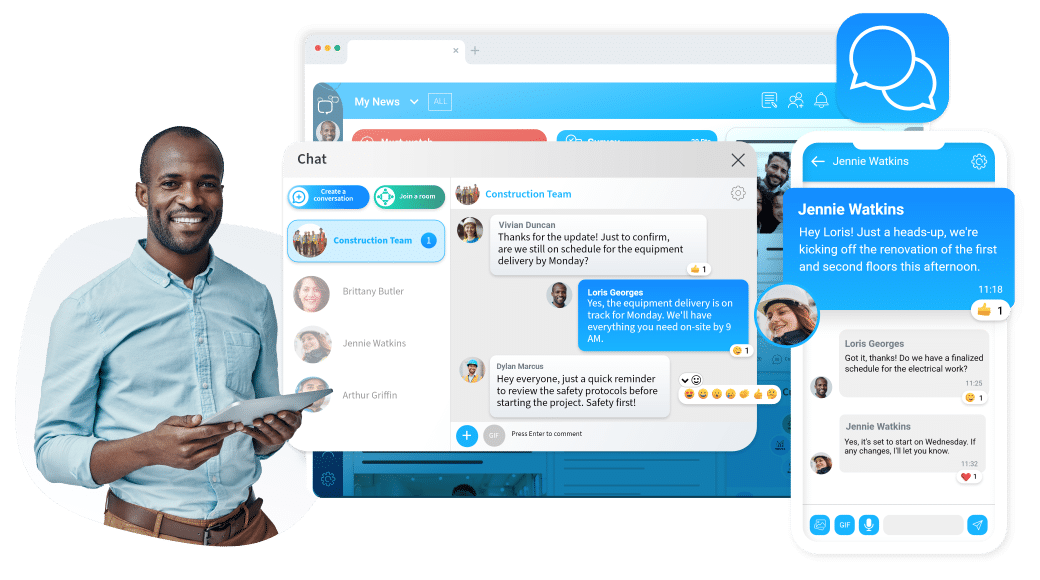 Sociabble CHAT: La messagerie instantanée professionnelle