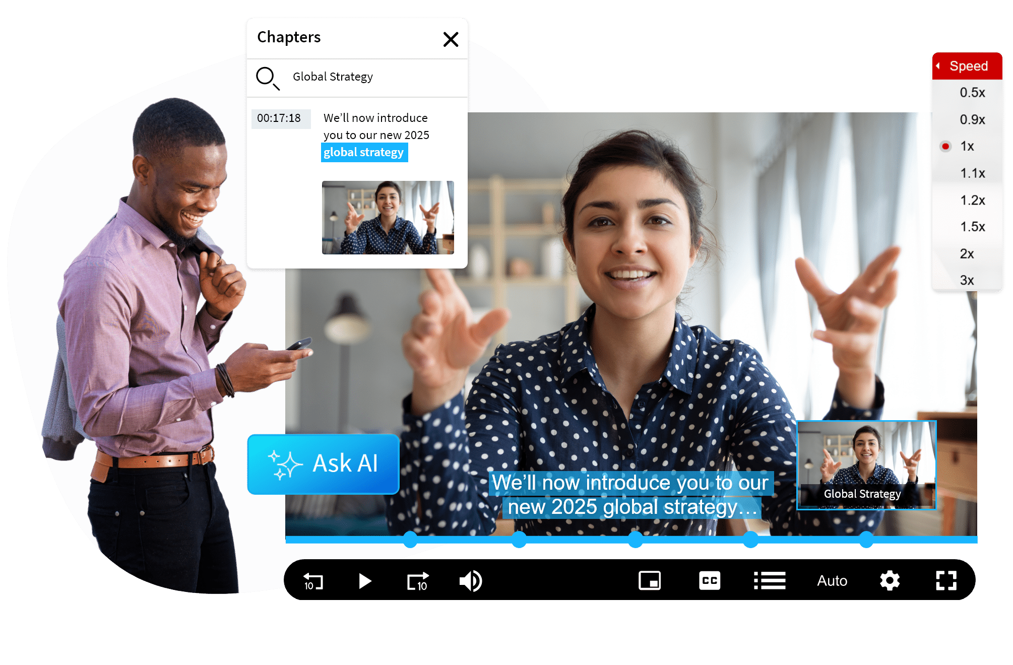 Sociabble video training feature