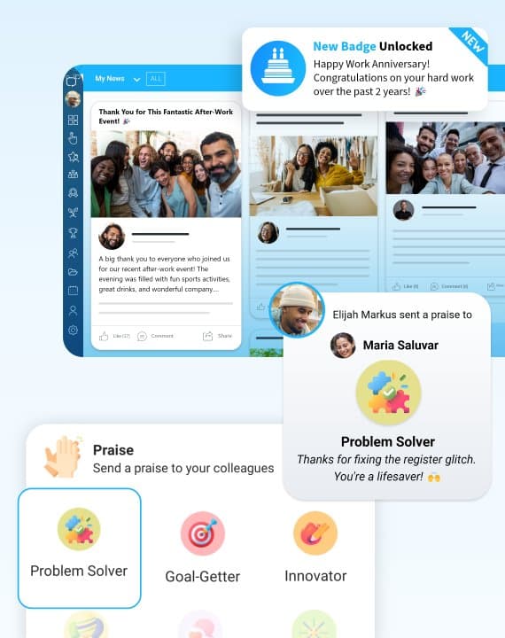 Sociabble Landing Page – Retail – Build a Culture of Engagement & Recognition 1