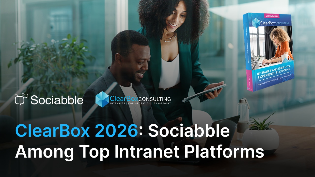 Sociabble Named a Top Intranet Platform by ClearBox 2026