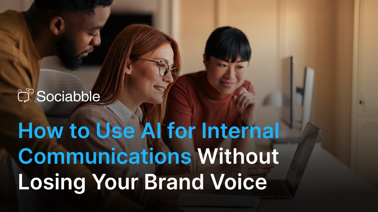 How to Use AI in Internal Comms Without Losing Brand Voice