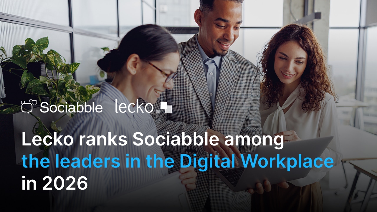 Sociabble Is a Digital Workplace Leader: Lecko 2026 Report