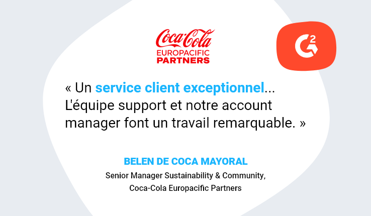 g2 témoignage client coca cola