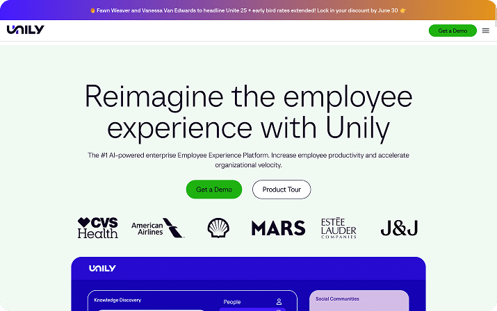 unily homepage